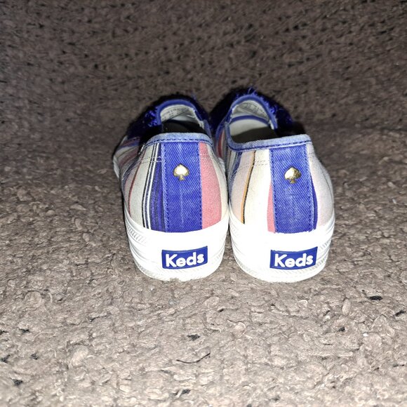 KEDS X KATE SPADE NEW YORK Triple Decker Tassel-Stripe Multi-Sz 8-Excellent - Picture 6 of 8